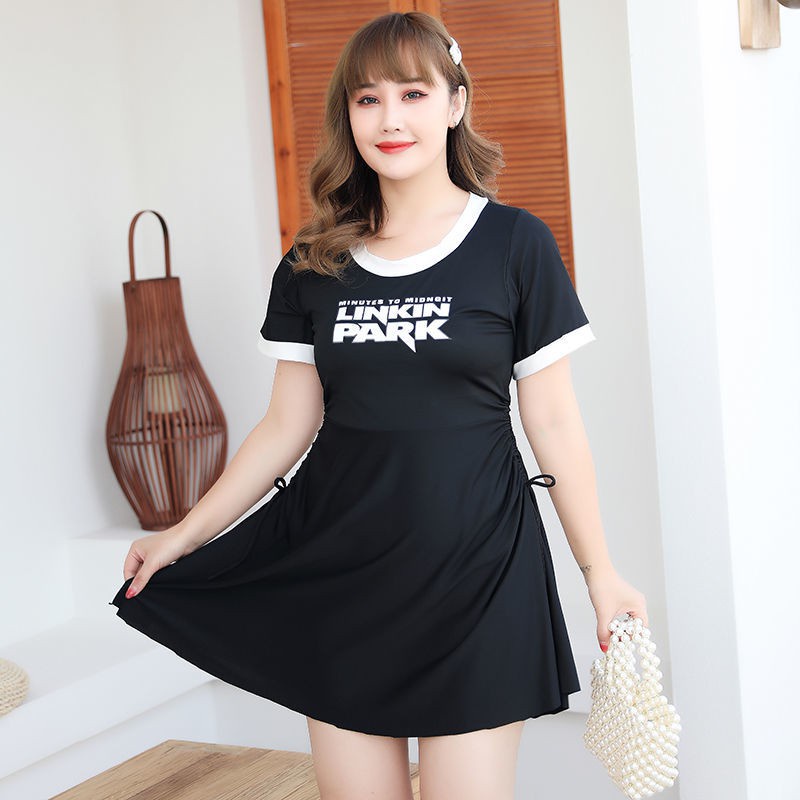 Bộ Đồ Bơi Dáng Rộng Che Bụng Size Lớn 200kg Thời Trang Mùa Xuân Cho Nữ | BigBuy360 - bigbuy360.vn