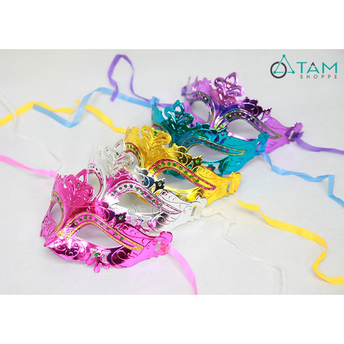 Mặt nạ dạ hội che nửa mặt chóp vương miệng nhỏ HLW-MN-65 TTTM