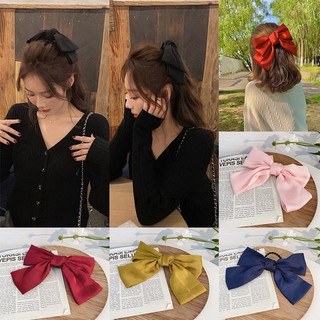 Kẹp tóc hình nơ lớn đơn giản thời trang phong cách Hàn Quốc cho nữ giới