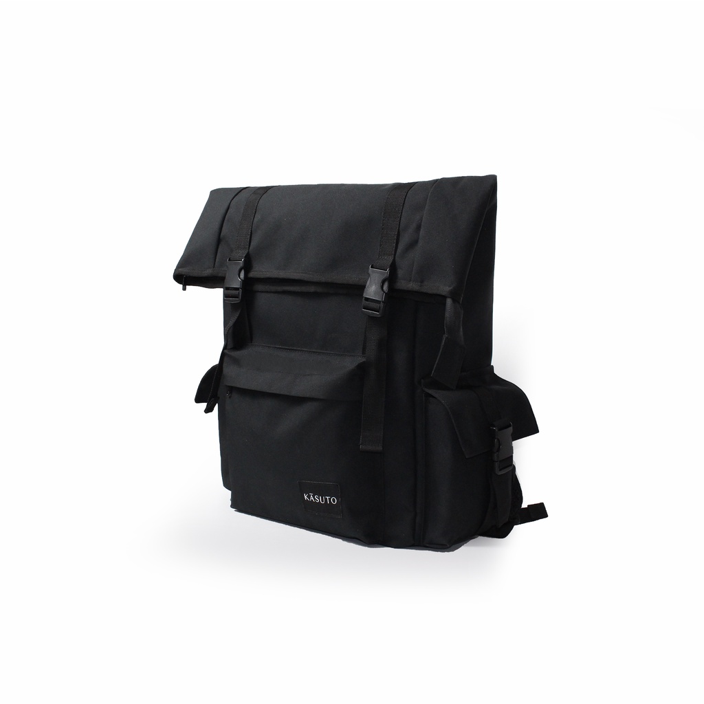 Balo Nam Nữ KASUTO Fold Backpack đựng Laptop 15.6 inch Vải Canvas Trượt nước Thời Trang Cao Cấp Đi Học Đi Du Lịch