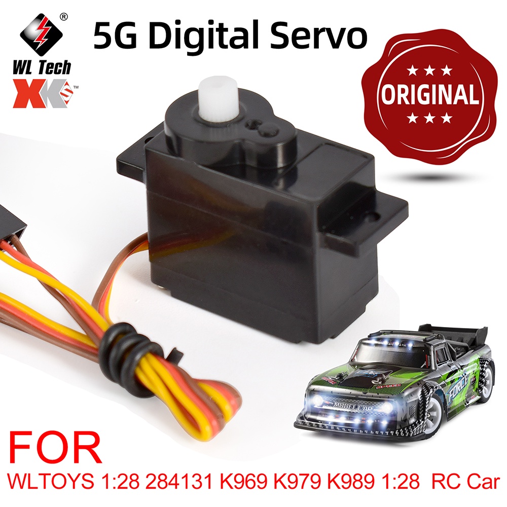 Động Cơ Servo 5g K989-58 Cho WLtoys 1: 28 284131 Xe Hơi Điều Khiển Từ Xa K969 K979 K989 K969