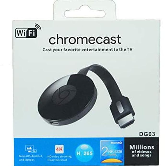 Đầu Thu Tín Hiệu Wifi Hdmi Không Dây Google Chromecast Dg03