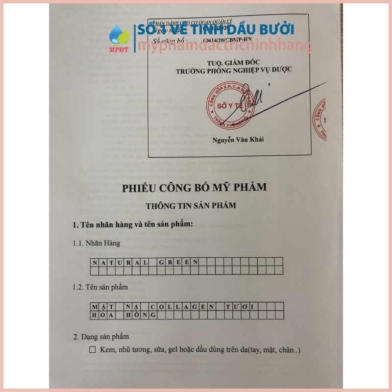 Mặt nạ collagen ướp cánh hoa hồng tươi hàng hanmade gói 950gr