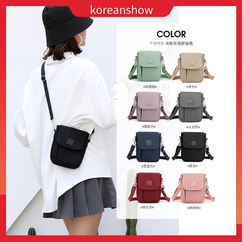 Túi Xách Nữ Đẹp Túi Đeo Vai Đựng Điện Thoại mini Chất Liệu nylon Chống Thấm Nước Phong Cách Hàn Quốc Dành Cho Nữ -70