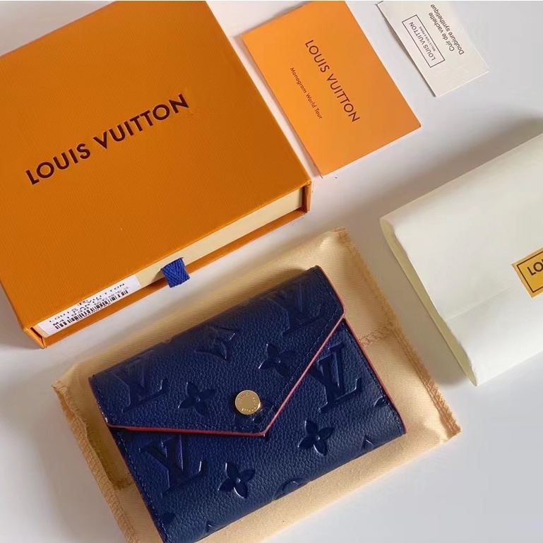Sẵn sàng giao hàng Ví nữ mới của Louis Vuitton LV M41938 Ví chạm nổi hoa văn kim cương có hộp