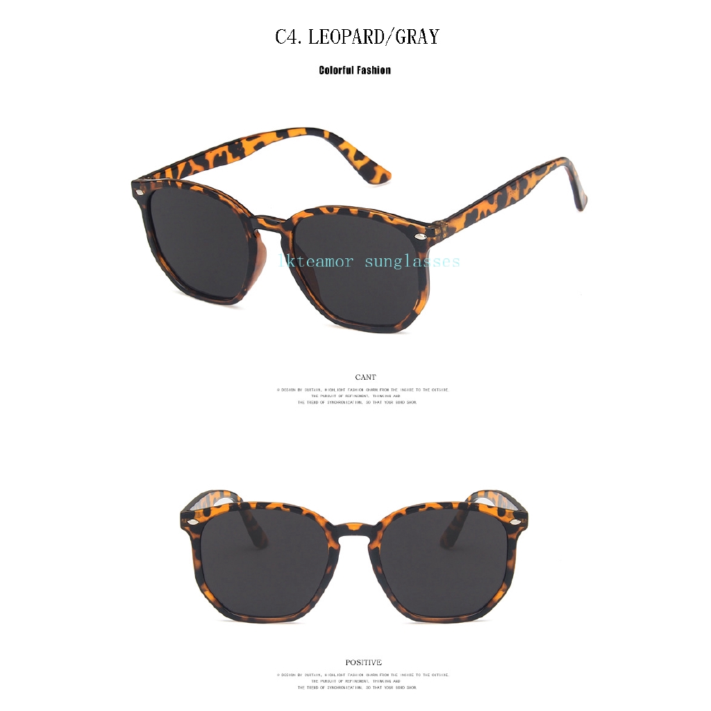 Kính mát gọng tròn thiết kế vintage kiểu dáng thời trang cho nữ