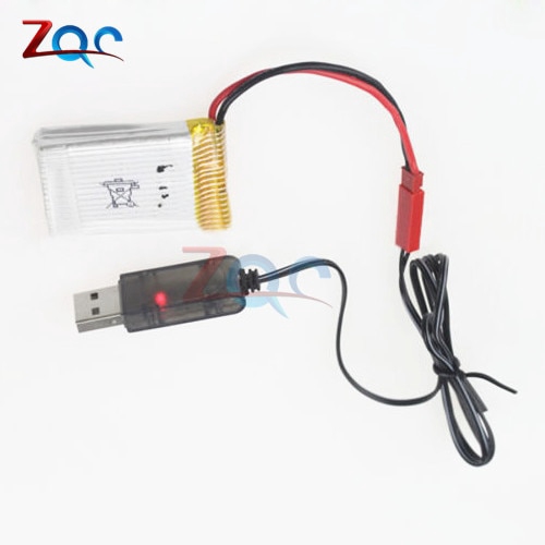 Cáp Sạc Pin Lipo 1S 3.7V 500mA Đầu Cắm USB