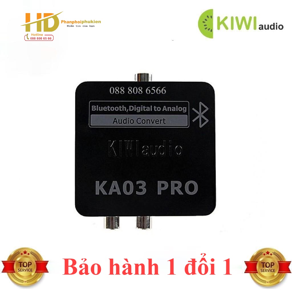 Bộ chuyển đổi âm thanh, Bộ chuyển đổi quang học DIGITAL TO ANALOG (L/R) KA-02 - Bảo hành 1 đổi 1 - Hàng Loại tốt