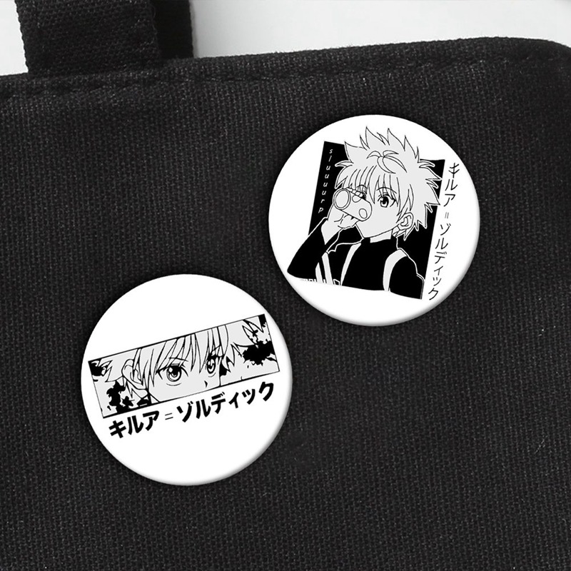Huy hiệu cài balo hình nhân vật anime Hunter x Hunter Xhh95dd độc đáo