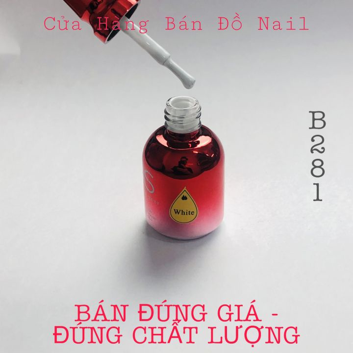 Sơn AS Đen Trắng Nước Gạo Chính Hãng Chai Đỏ