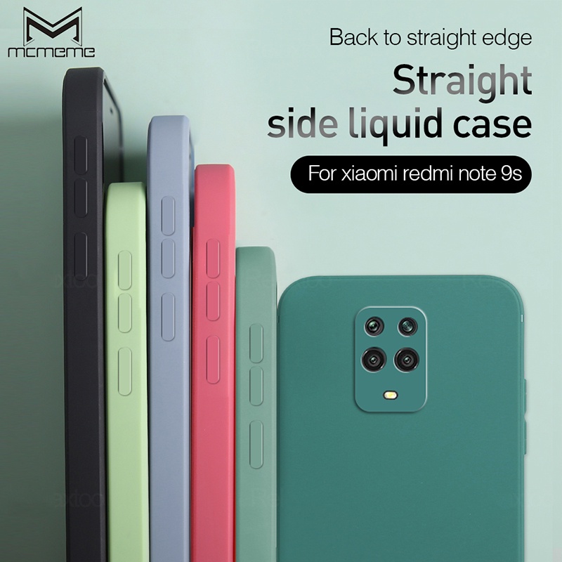 Ốp MCMEME - Ốp lưng Basic cạnh vuông Lót Nhung Xiaomi Redmi 10 5G 10C 10A 9T 9A 9 K20 K30 Pro