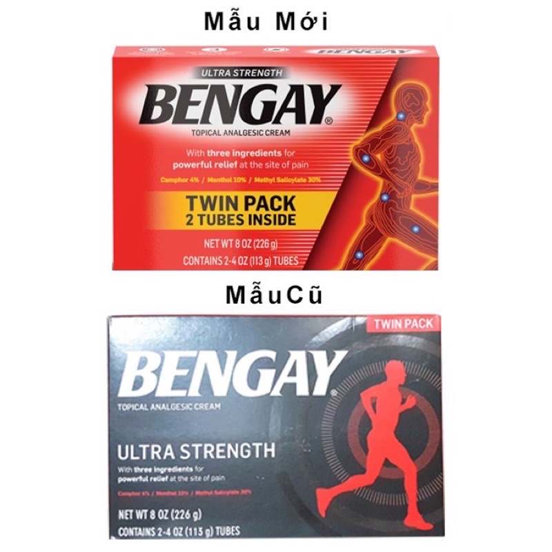 Dầu nóng Ultra Strength Bengay - Hộp 2 tuýp 113g x 2