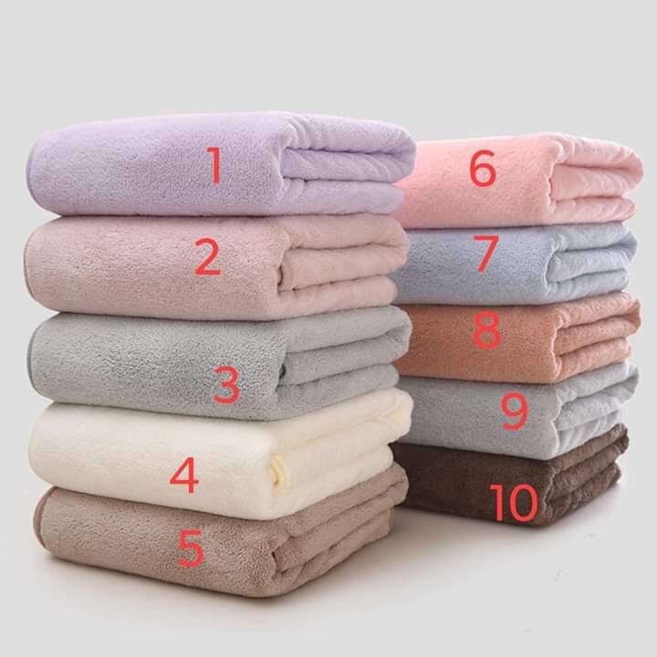 Khăn tắm hàn quốc cotton siêu thấm hút 140*70cm, ảnh thật hoàn toàn