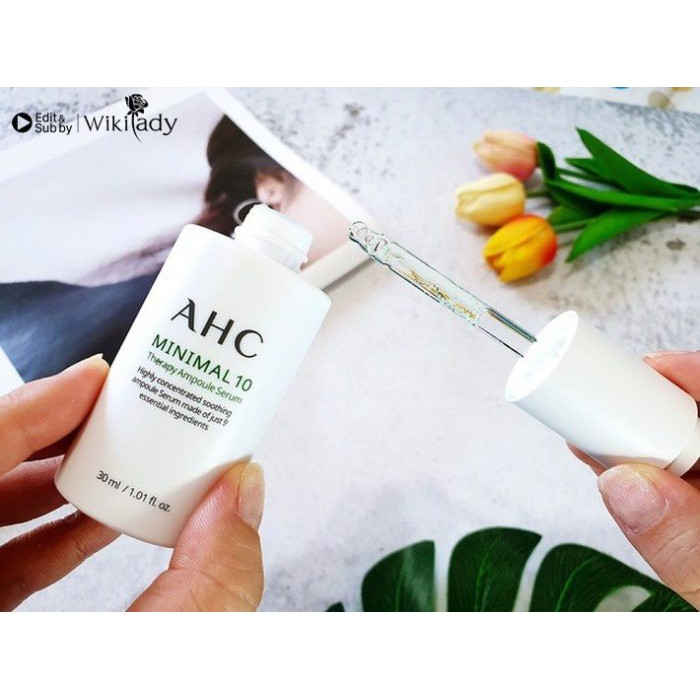 Tinh Chất Rau Má Làm Dịu Da AHC Minimal 10 Therapy Ampoule Serum (Hàn quốc)