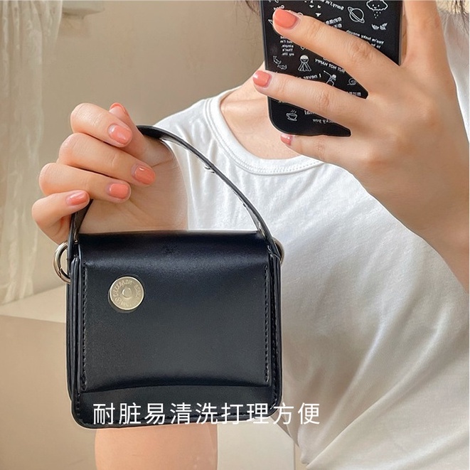 Túi Đeo Chéo mini Phối Dây Đeo Sợi Xích Thời Trang Sang Trọng Cho Nữ