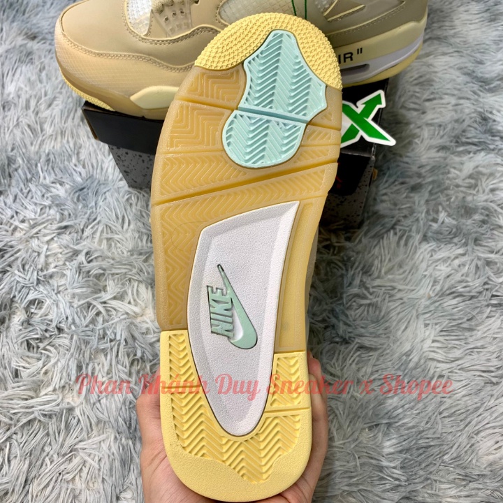Giày jordan 4 off white jd kem đế khí tăng chiều cao