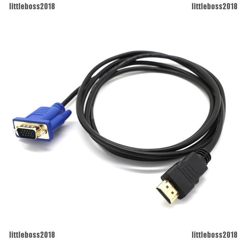 Phụ kiện dây cáp chuyển đổi từ VGA sang HDMI HD cỡ 1m/10m tiện dụng