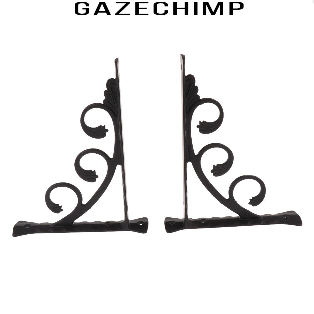 [GAZECHIMP]2pcs L Shaped Angle Bracket Supporter Store Commodity Shelf Bracket 15x12cm