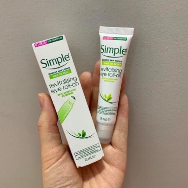 LĂN MẮT SIMPLE KIND TO EYES REVITALISING EYE ROLL ON MẪU MỚI