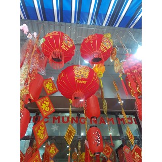 Đèn lồng đỏ trang trí Tết