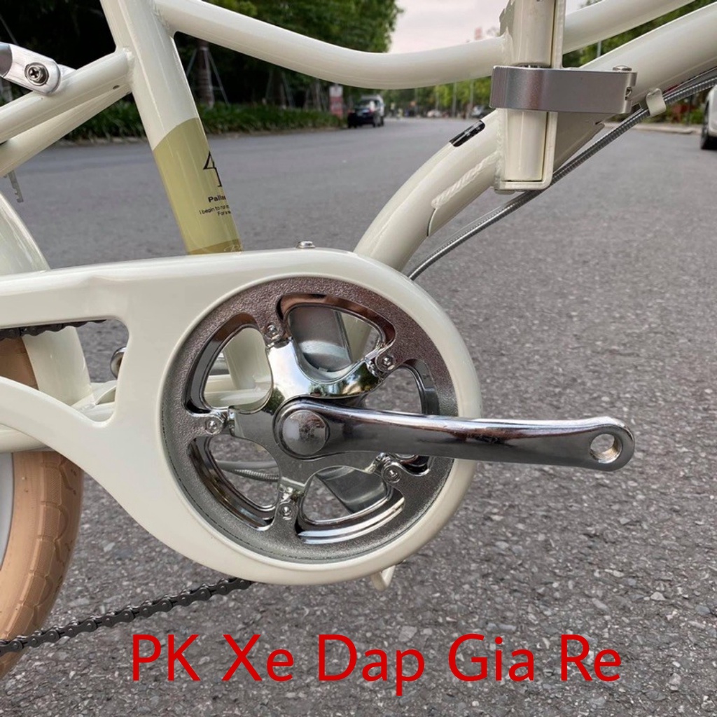 Xe Đạp Gấp Nhật Bản Mypallas Diamant M260 cao cấp, Group Shimano 6 tốc độ, Xe mới, Bảo hành 1 năm