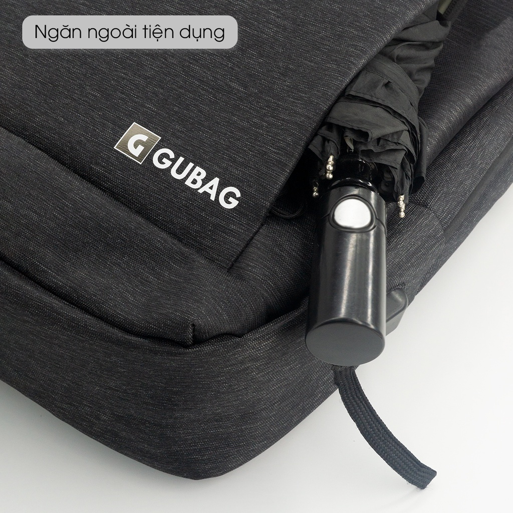 Balo chính hãng Gu Bag đựng máy tính cao cấp, đựng laptop chống nước, chống sốc, kiểu dáng công sở cho nam nữ