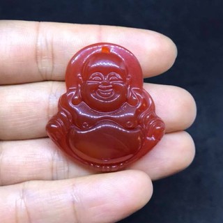 MẶT DÂY CHUYỀN HÌNH PHẬT DI LẶC - ĐÁ MAY MẮN- TẶNG KÈM DÂY ĐEO