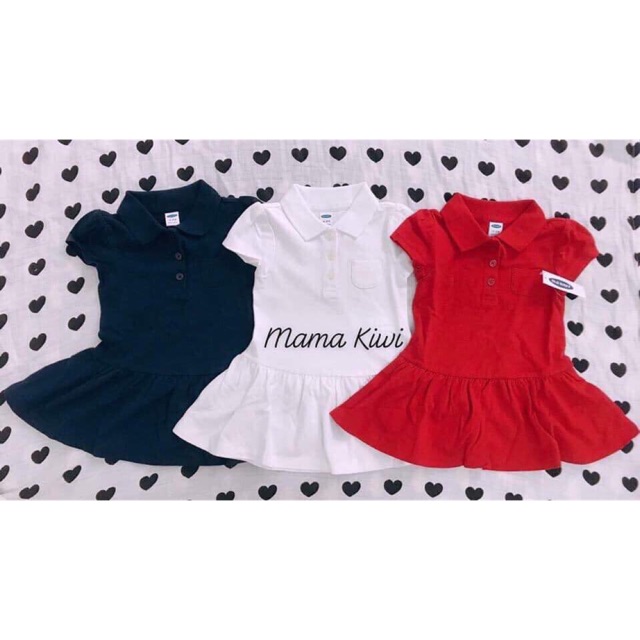 Váy đỏ Oldnavy bé gái