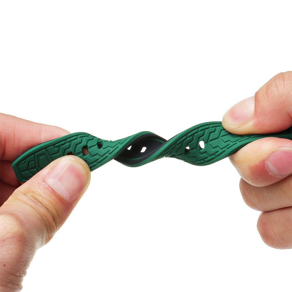 MYRONGVN Dây Đeo Đồng Hồ Thay Thế Bằng Silicone Mềm Nhiều Màu Sắc 20 22 24mm