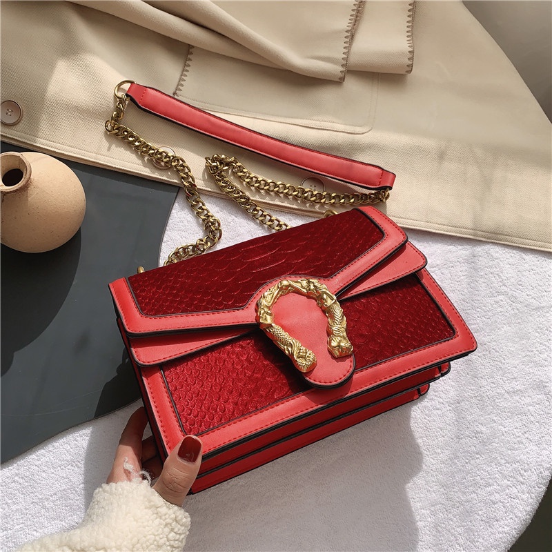 Túi Đeo Vai Họa Tiết Da Cá Sấu Thời Trang Xuân Thu 2023 Cho Nữ