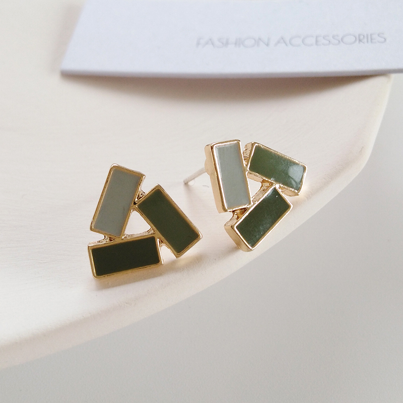 New Green Lady Fashion Korean Earring Ear Studs