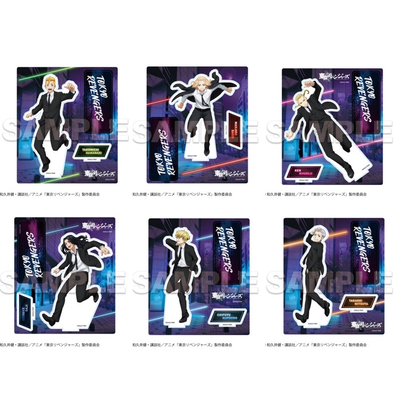 Mô hình Acrylic Standee Tokyo Revengers Black Suit Ver.