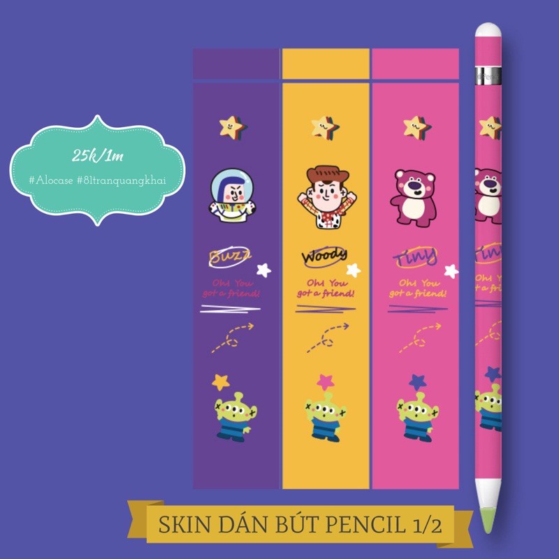 Skin dán bút Pencil Gen 1