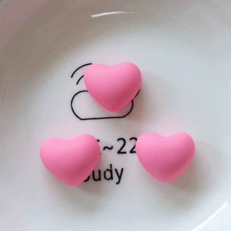 Jibbitz, Sticker, Charm Phụ Kiện Trang Trí Giày Dép Dễ Thương Hình Trái Tim