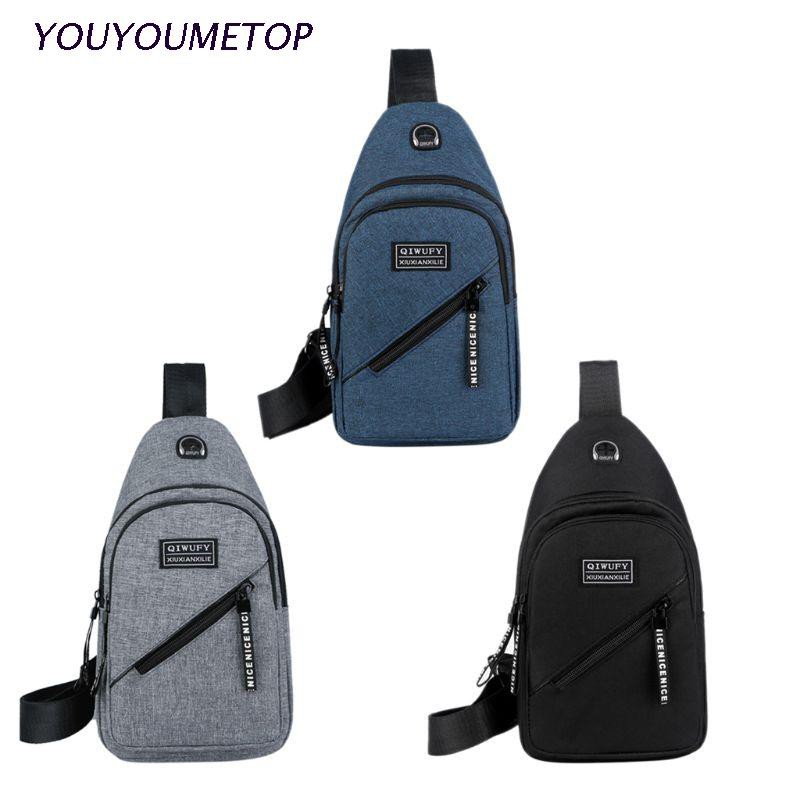 YOUYO LAORENTOU Men Shoulder Bag Chest Bag Waterproof Crossbody Bag Messenger Bag