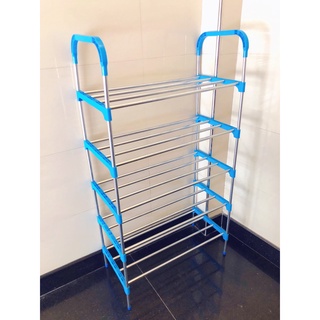 Kệ Để Giầy Dép 5 Tầng Khung Inox Không Gỉ, Chịu Tải Cao (Hàng Trung)