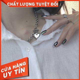 Siêu sale vòng cổ mặt trái tim phong cách cổ điển cá tính