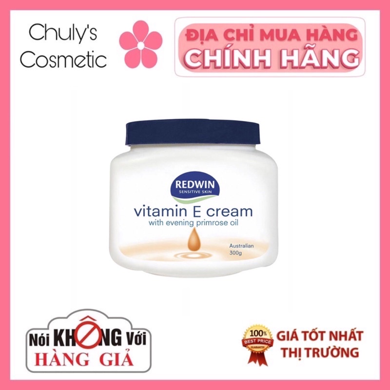 Kem dưỡng ẩm Vitamin E Redwin Úc