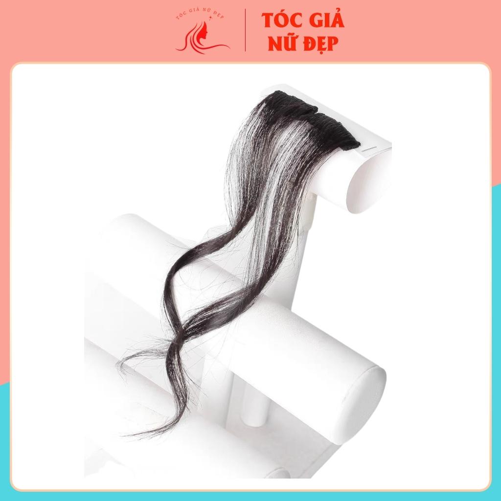 Mái hàn quốc xoăn hai bên làm bằng tóc thật