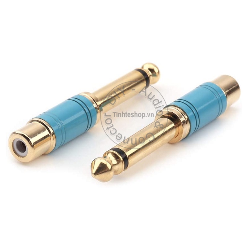 Jack 6 ly ra hoa sen 2 chiếc - Đầu đổi 6.5mm sang AV