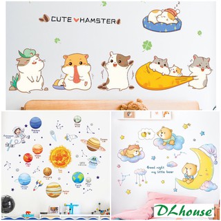 [Nhiều mẫu] Decal DIY dán tường 3D trí tuệ