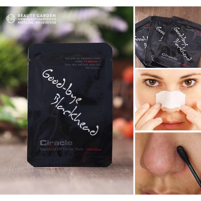 Miếng dán lột mụn cám, mụn đầu đen Pore Control Blackhead Off Sheet