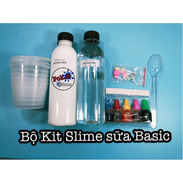 Kit slime sữa cơ bản