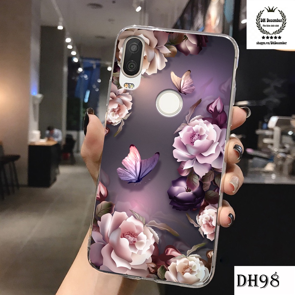 Ốp lưng Vsmart ACTIVE 3 in hình hoa tinh tế , mới mẻ DH DECEMBER