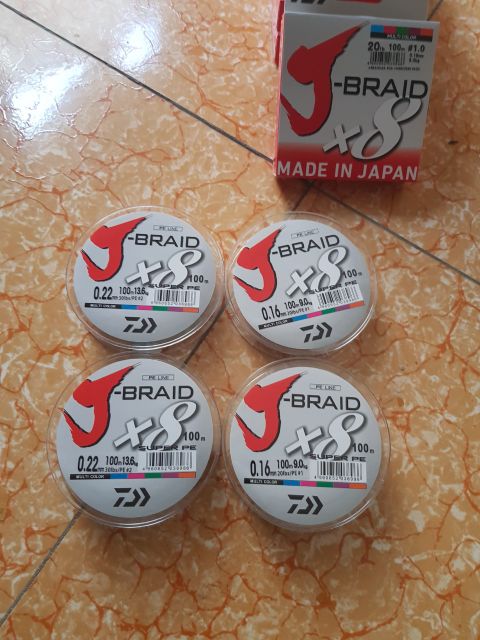 Dù x8 J-BRAID MADE IN JAPAN