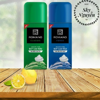 Bọt Cạo Râu Romano Classic/ Force 175g.
