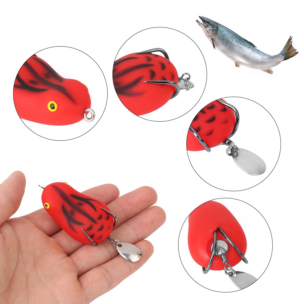 Mồi câu cá giả nhiều màu sắc thu hút con mồi chuyên dụng chất lượng cao