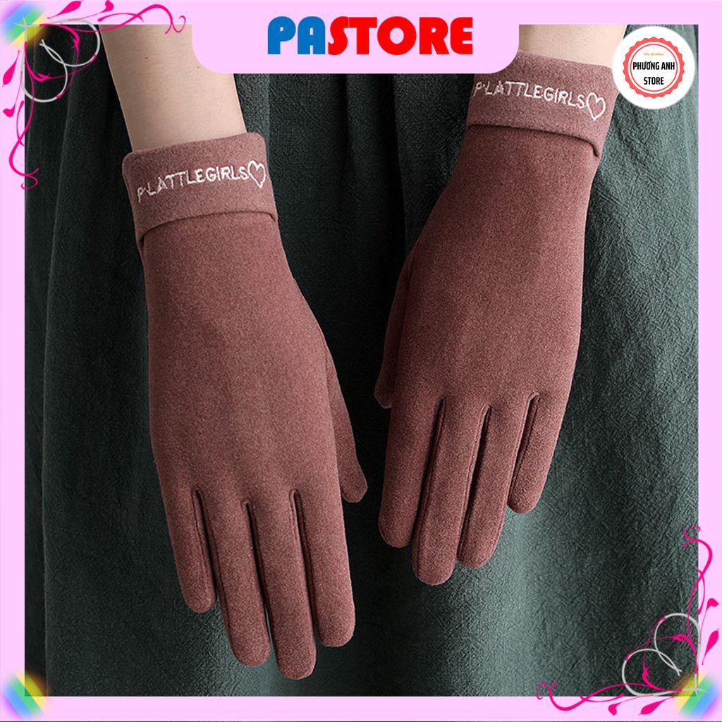 Găng Tay Nữ Giữ Ấm Phong Cách HÀN QUỐC Sang trọng, Quý phái, Sử Dụng Được Màn Hình Cảm Ứng Dành Cho Nữ PASTORE