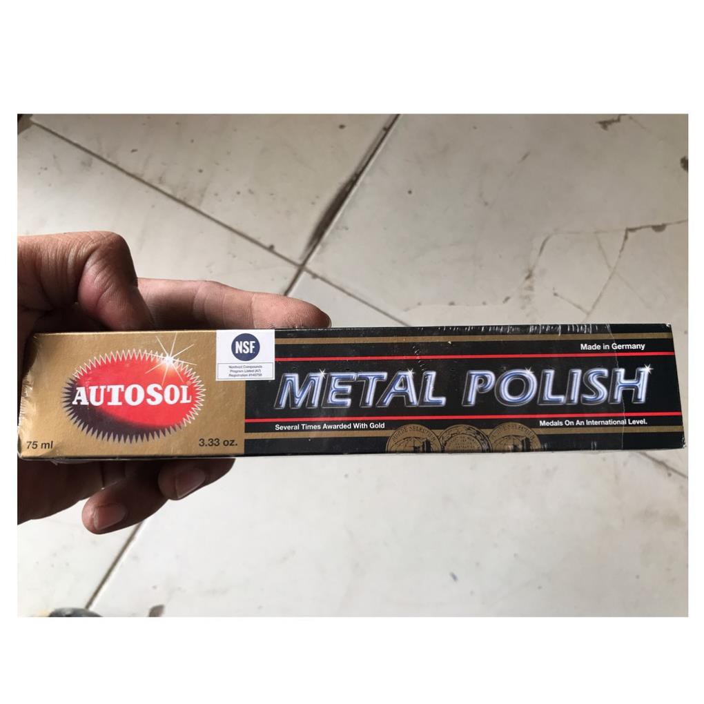 KEM ĐÁNH BÓNG INOX,KIM LOẠI ,ĐỒNG AUTOSOL METAL POLISH 75ML