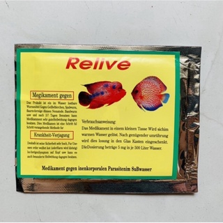 Bột Relive trị đường ruột, sình bụng cho cá cảnh
